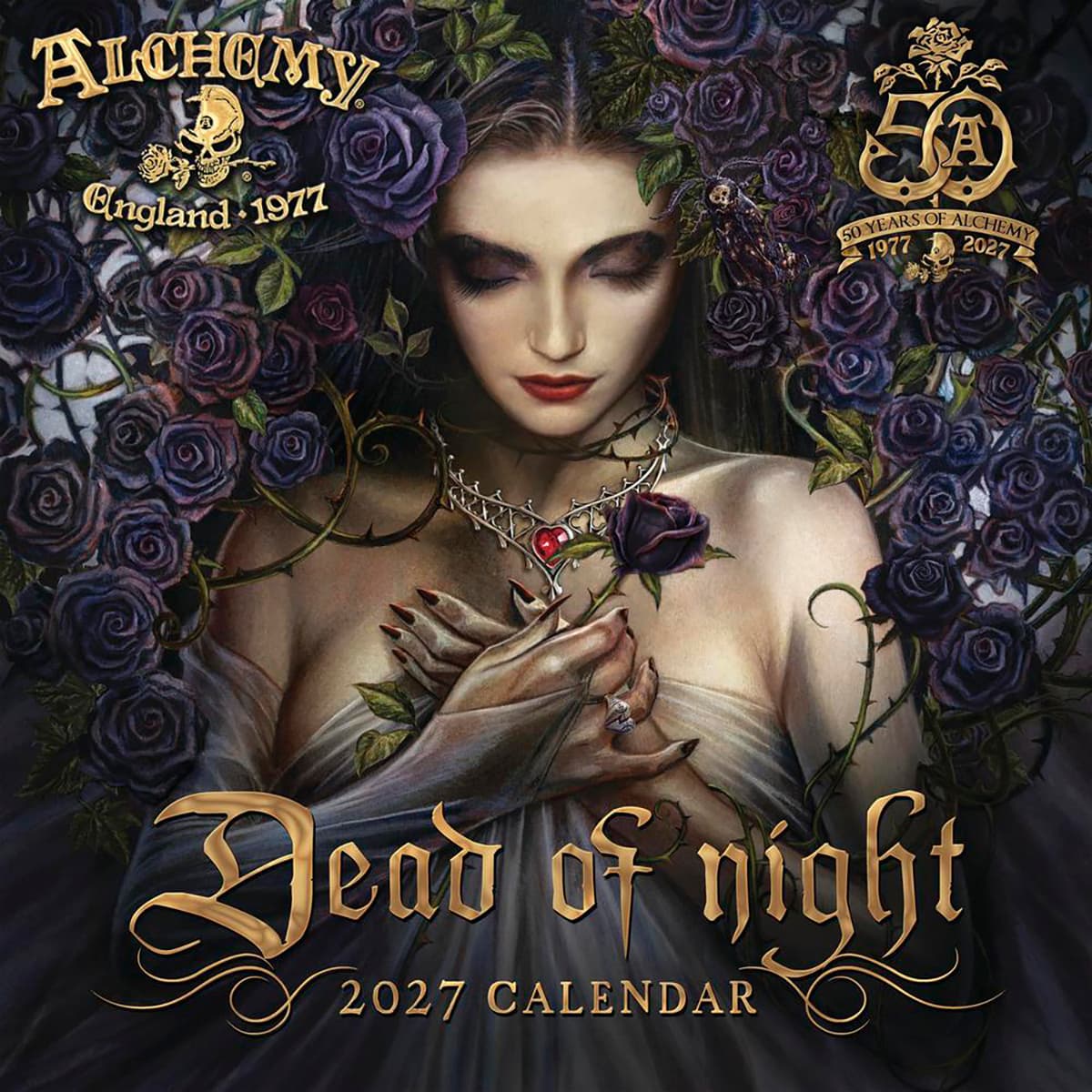 2027 Alchemy Gothic Calendar by Llewellyn