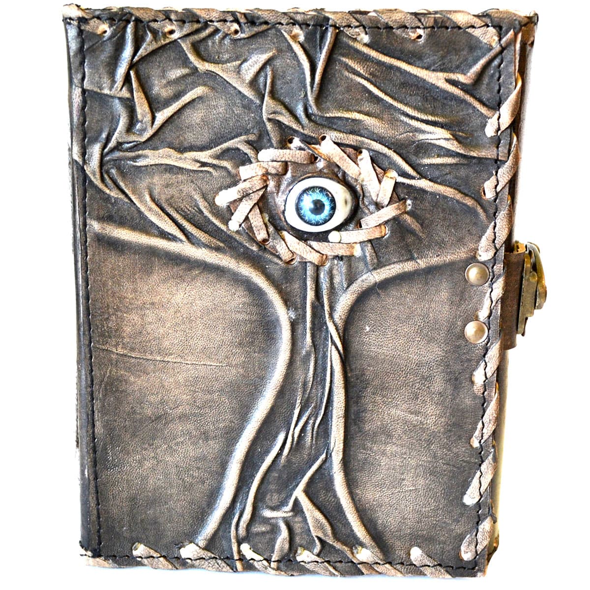 5" x 7" Tree & Eye leather w/ latch