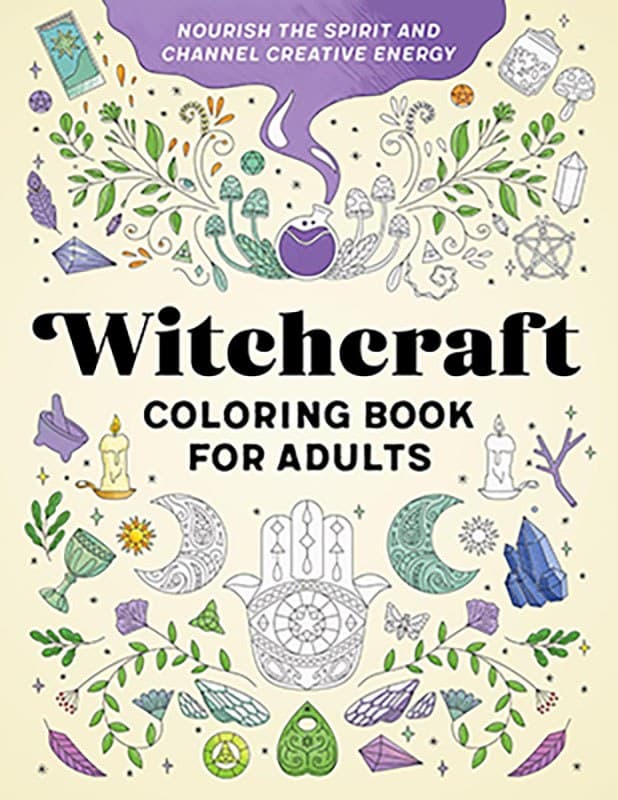 Witchcraft coloring book for Adults