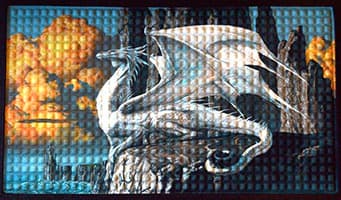 17 5/8" x 19 1/2" Dragon doormat