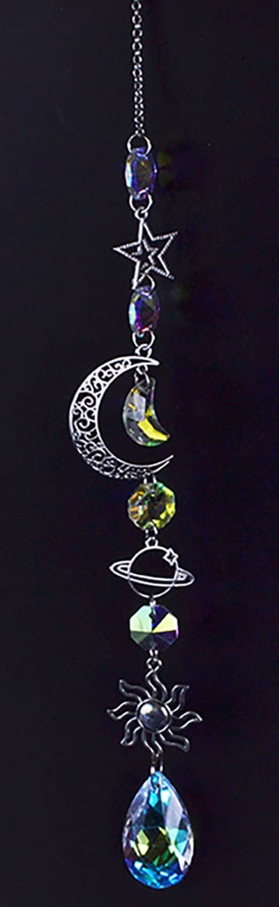 17" Celestial Crescent sun catcher