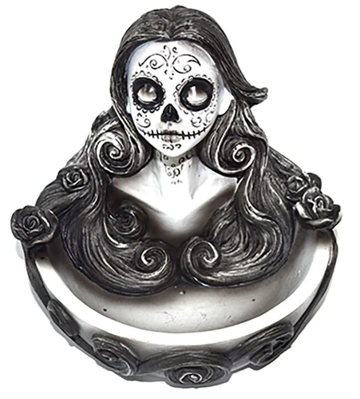 4 1/2" Day of the Dead incense holder