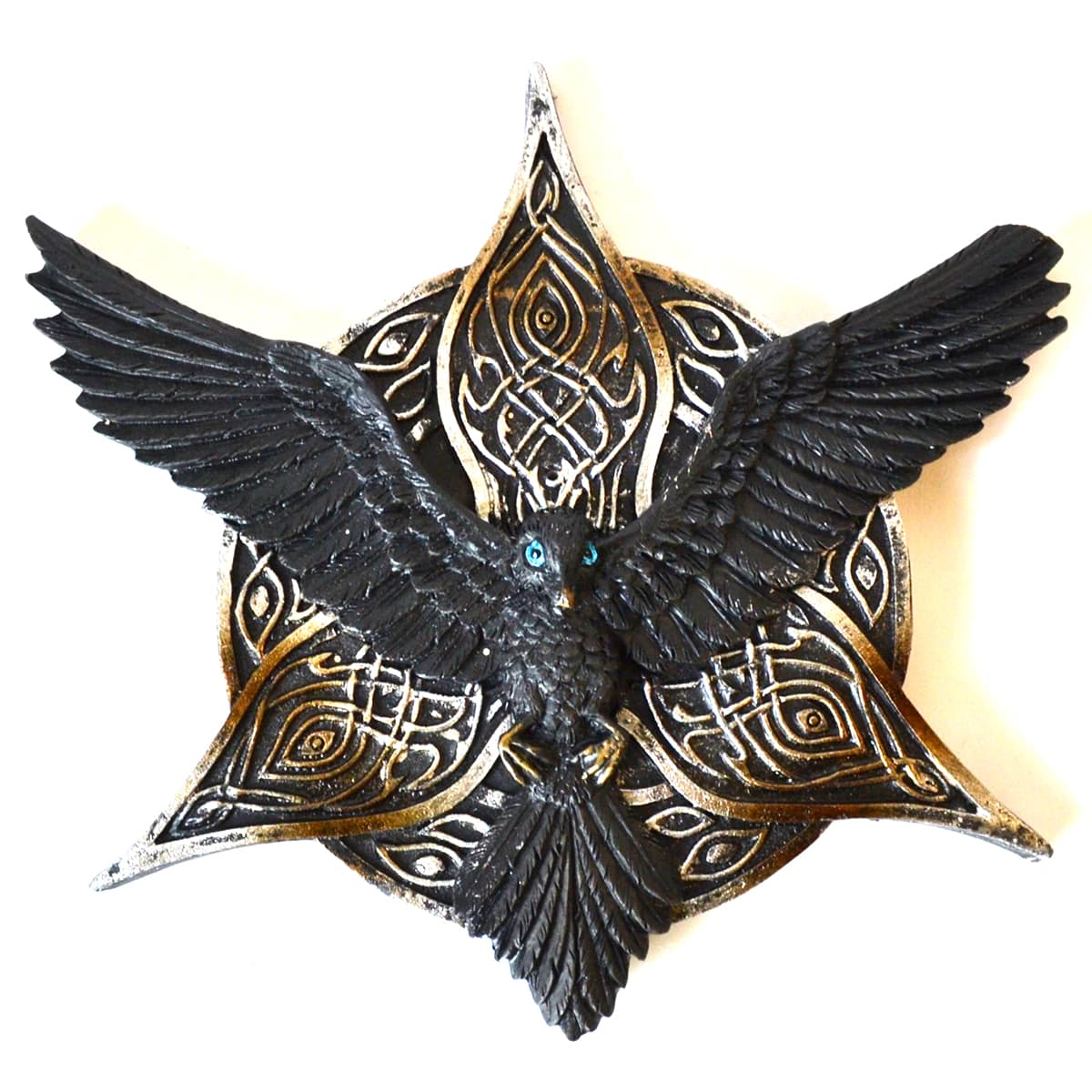 5 1/2" Raven Wings incense holder