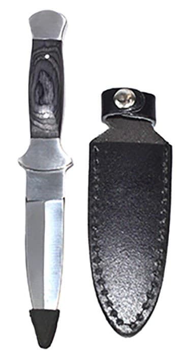 7 1/2" Black wood handle athame
