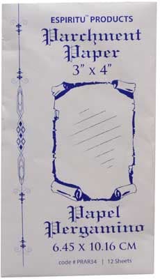 Parchment Paper, 3 × 4, 12-pack