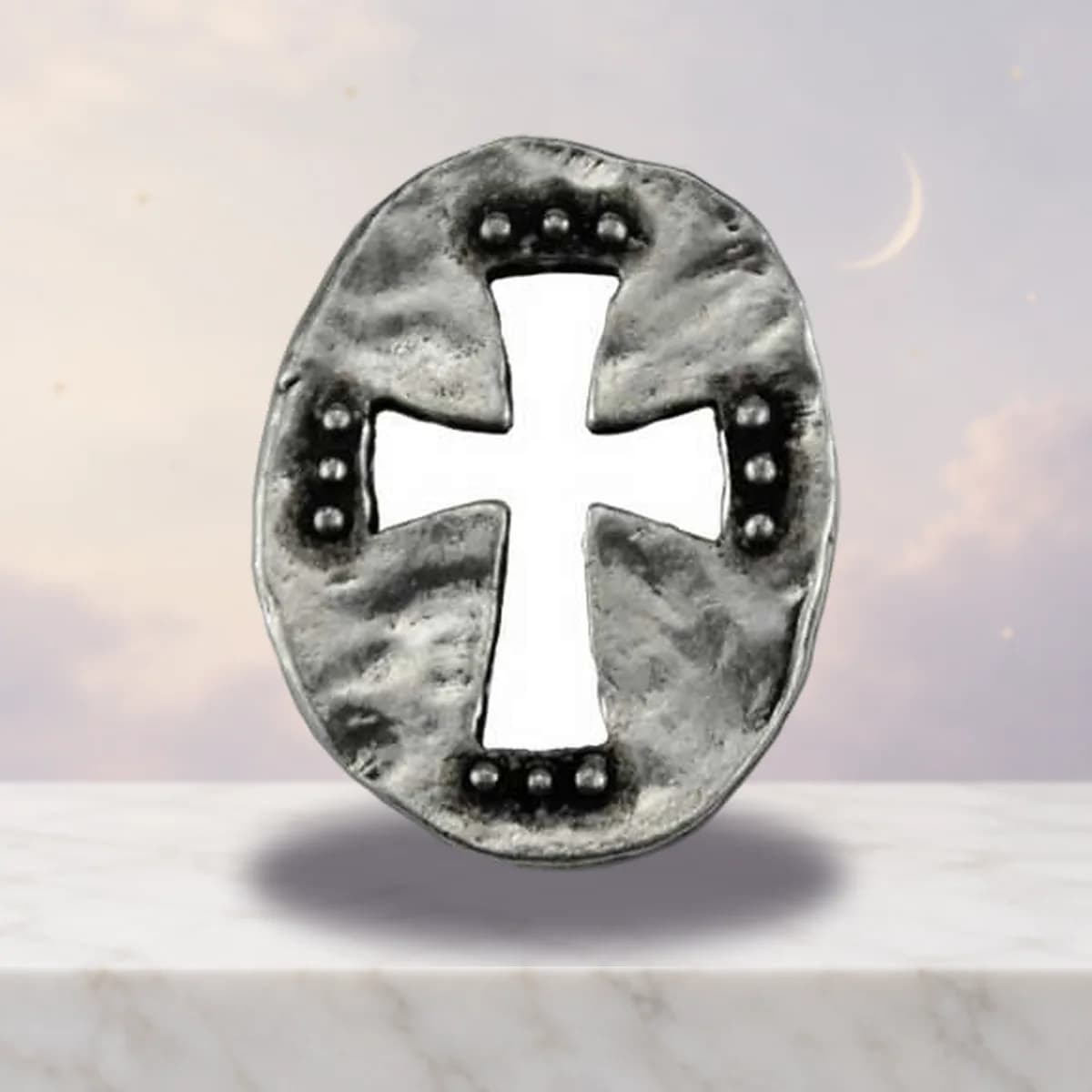 Cross pocket stone
