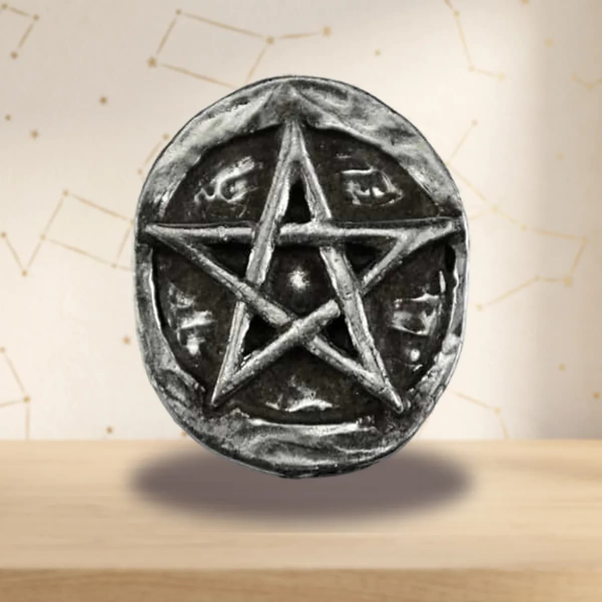 Pentagram Pocket Stone