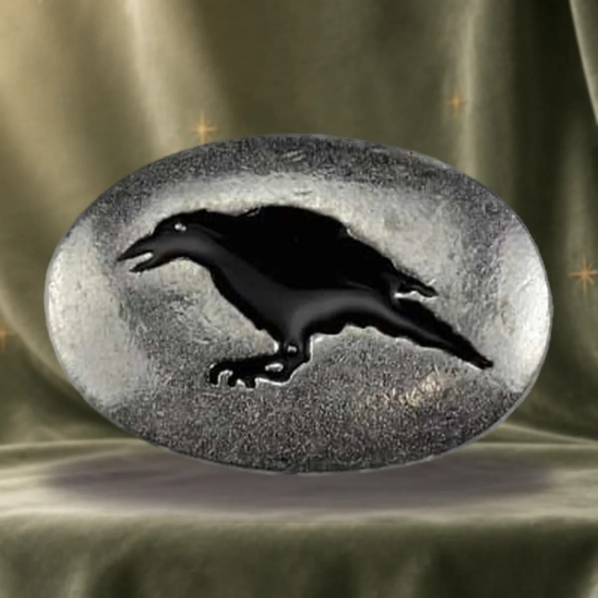 Raven mystical stone