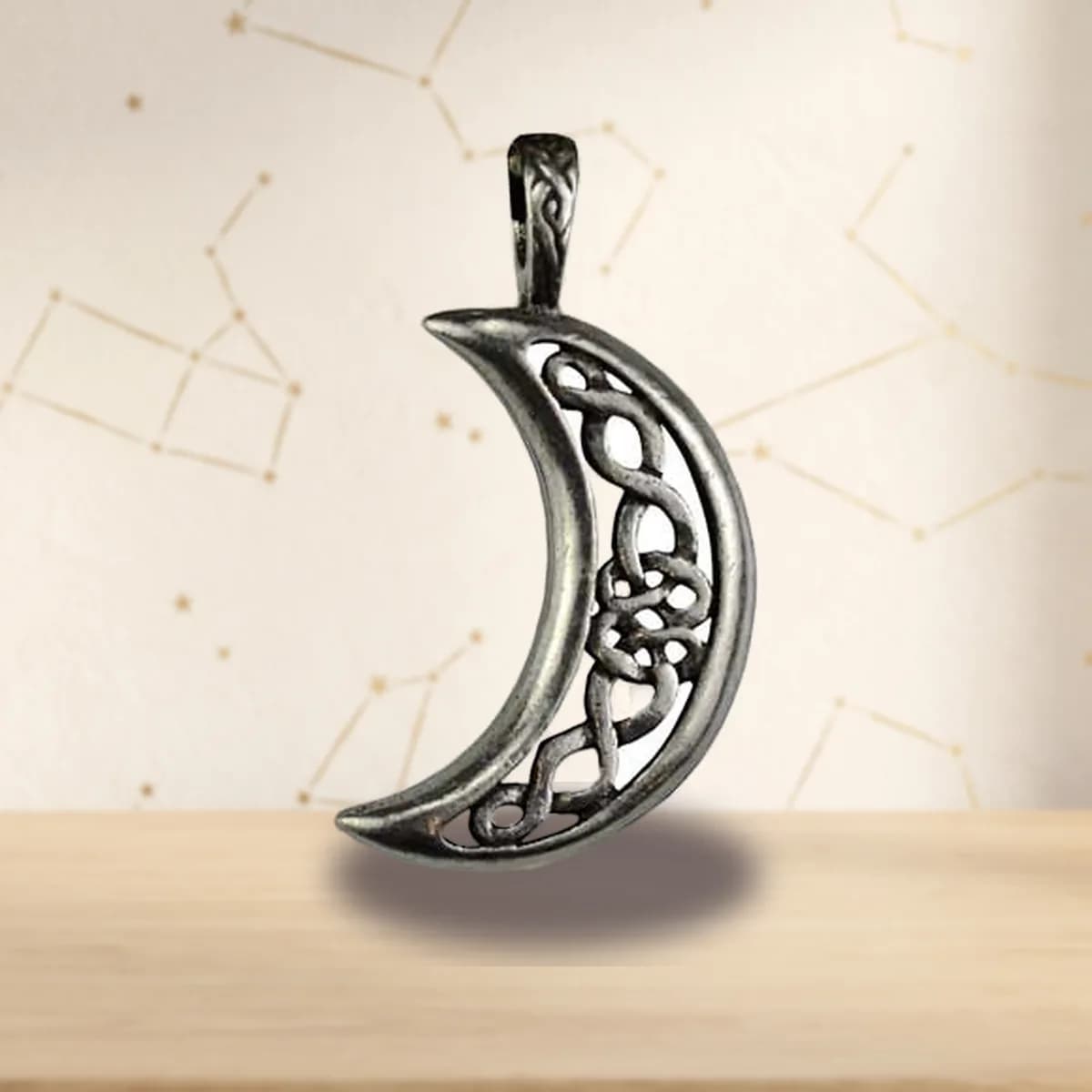 Celtic Moon Celestial amulet