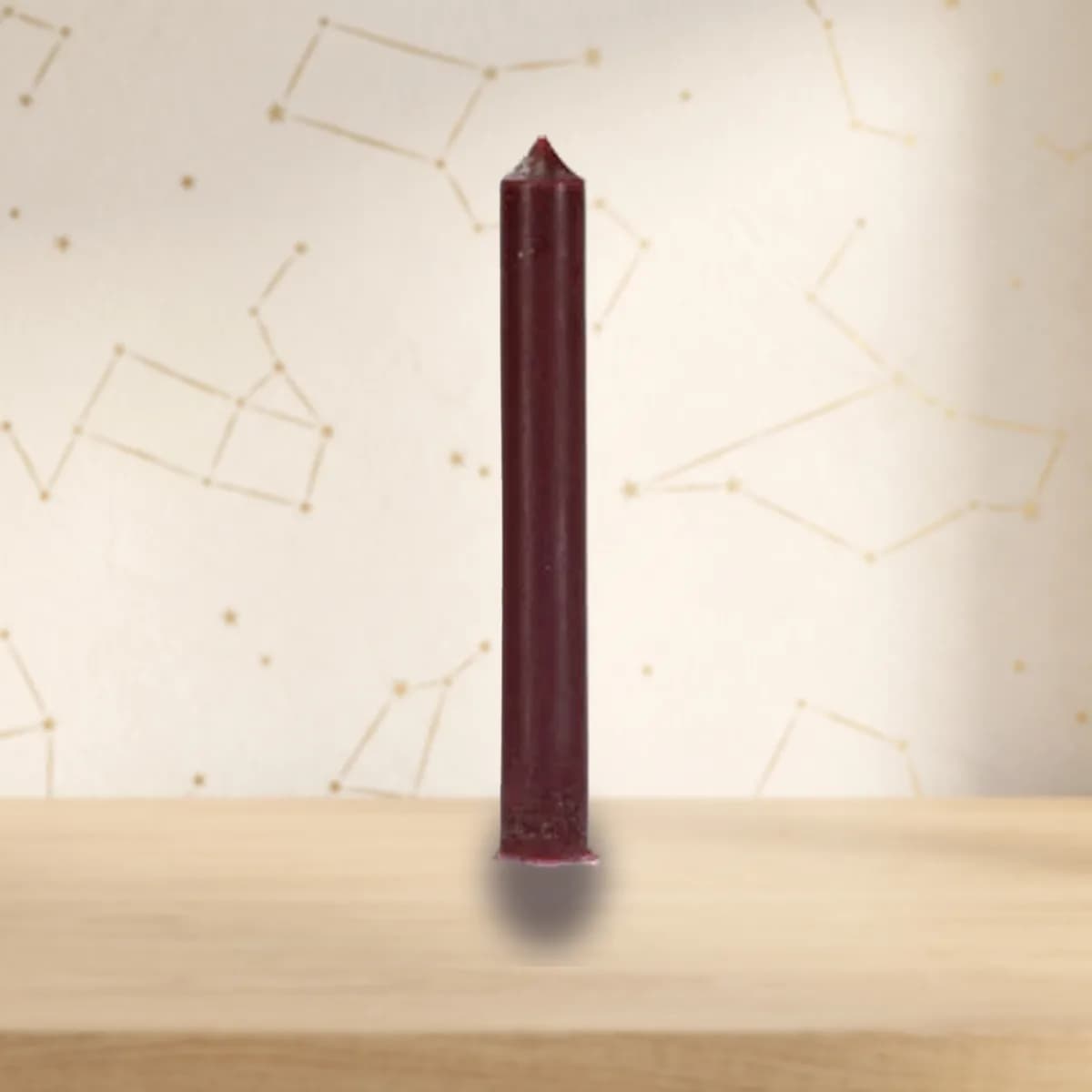 1/2" Brown Chime candle 20 pack