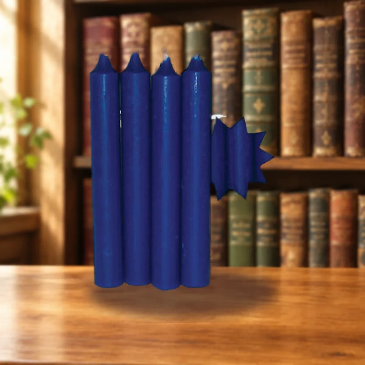 1/2" Dark Blue Chime Candle 20 pack