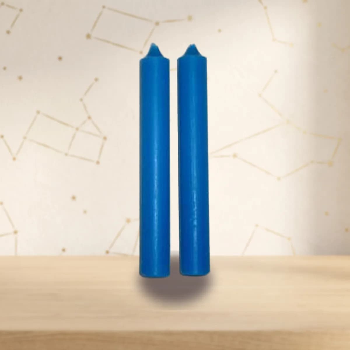 1/2" Light Blue Chime Candle 20 pack
