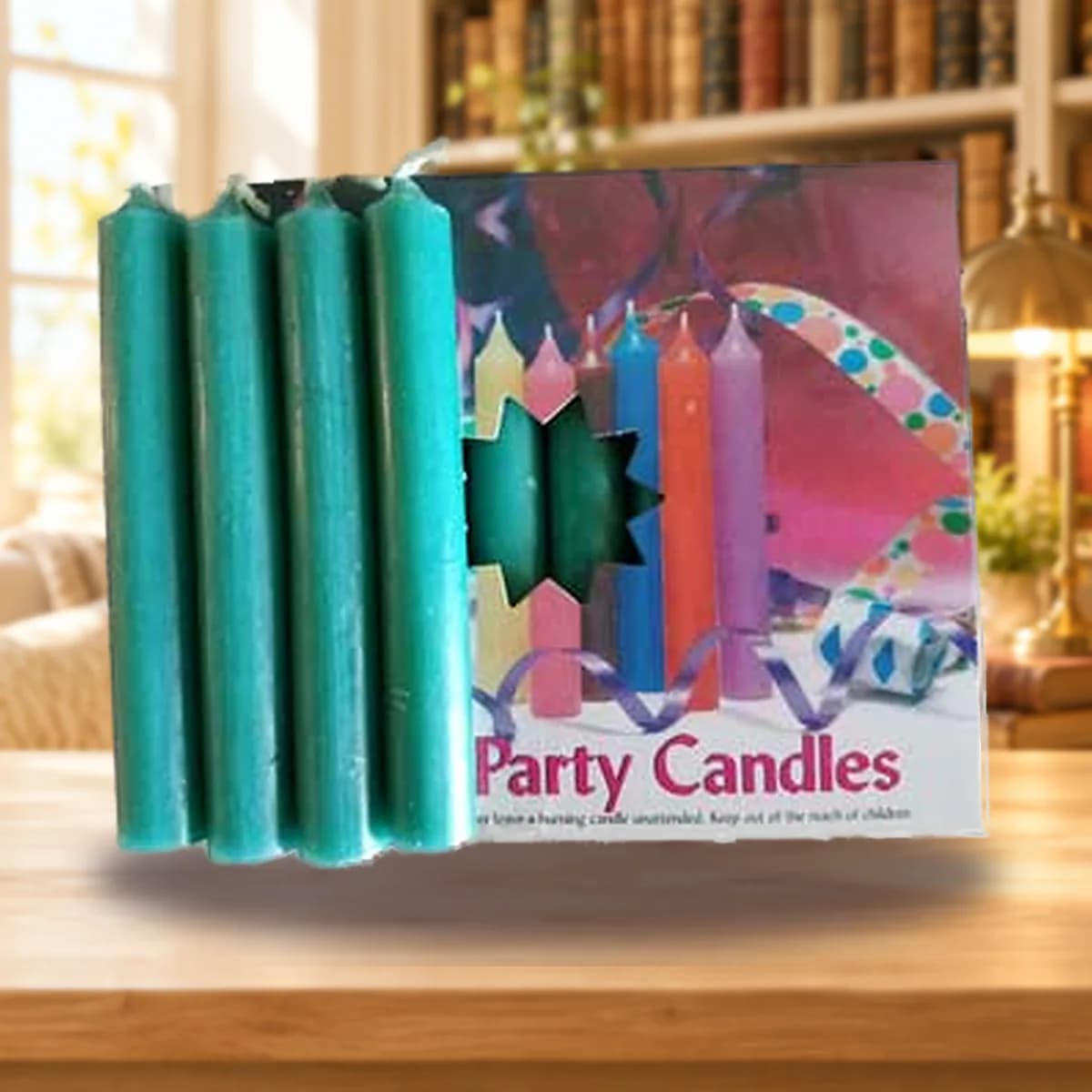 1/2"Dark Green Chime Candle 20 pack