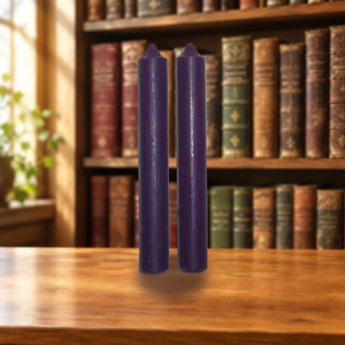 1/2" Purple Chime Candle 20 pack