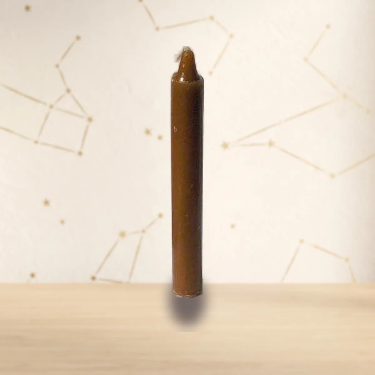 Brown 6" Household Candle