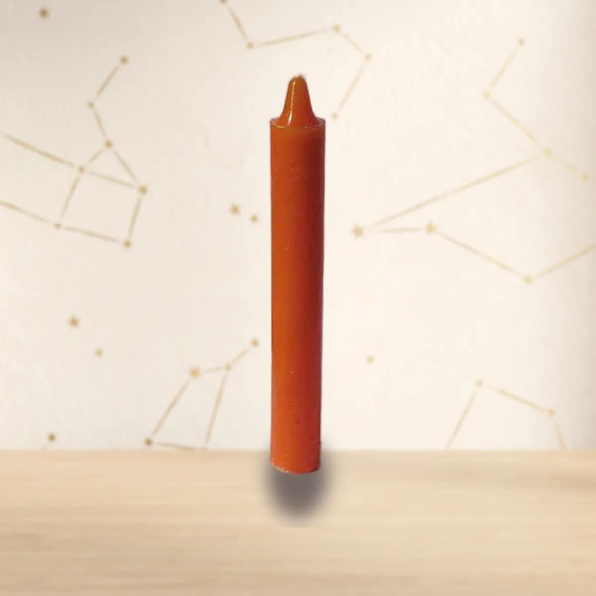Orange 6" household Candle