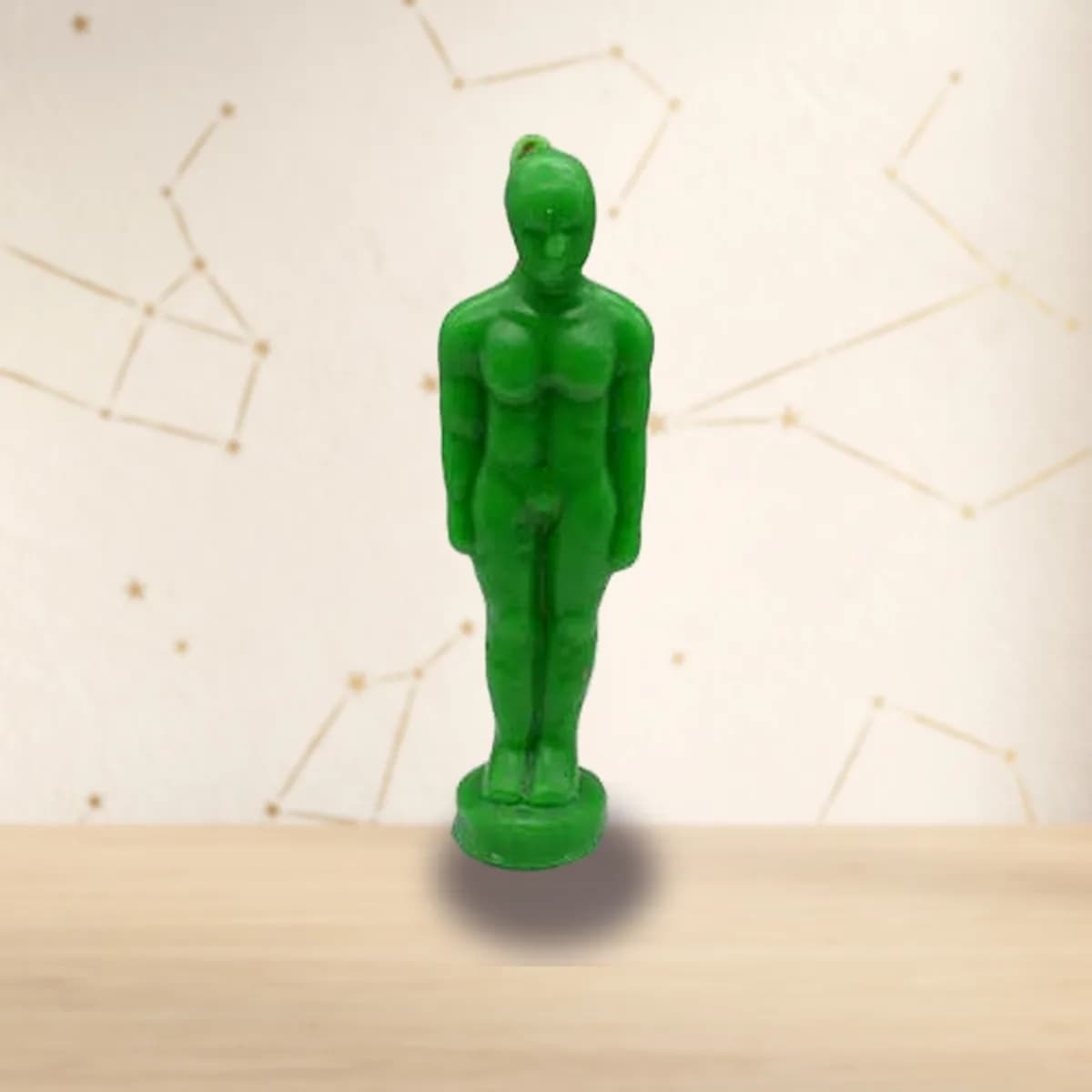 6 3/4" Green Man candle