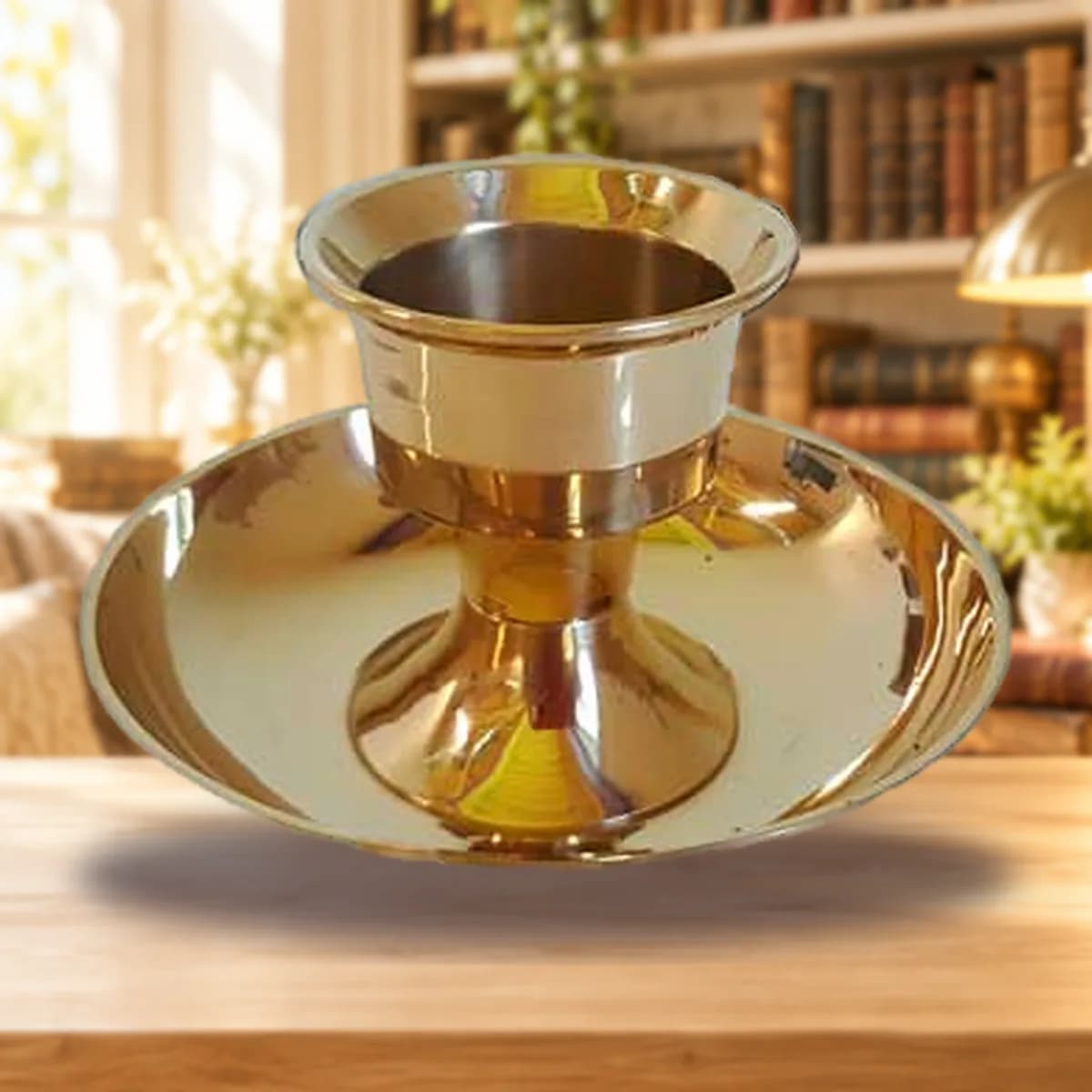 Brass Taper and Pillar candle holder