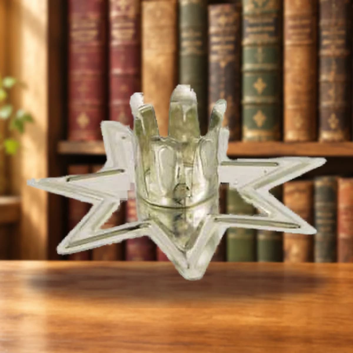 Silver Fairy Star Chime Candle Holder