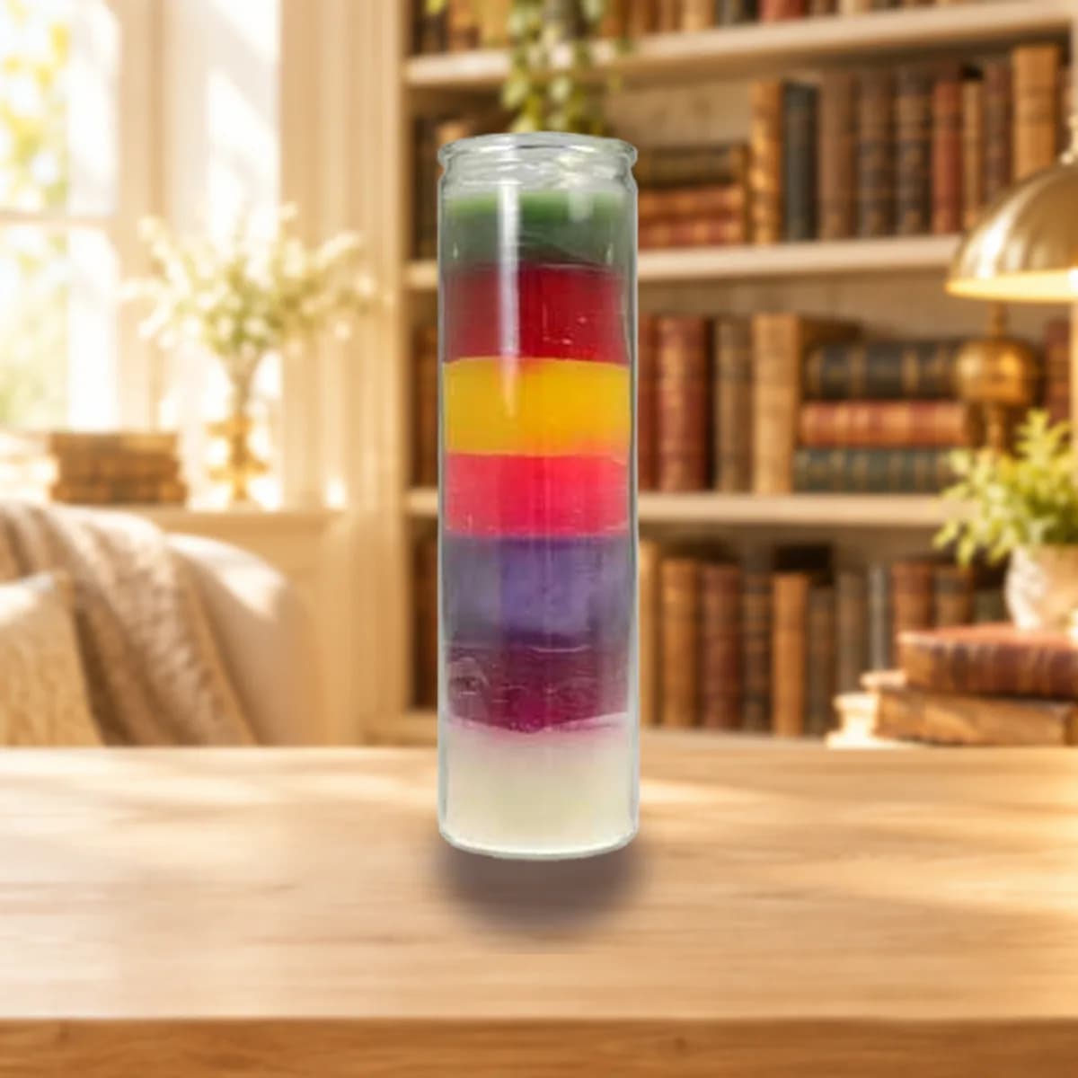 7 Color 7-day jar candle