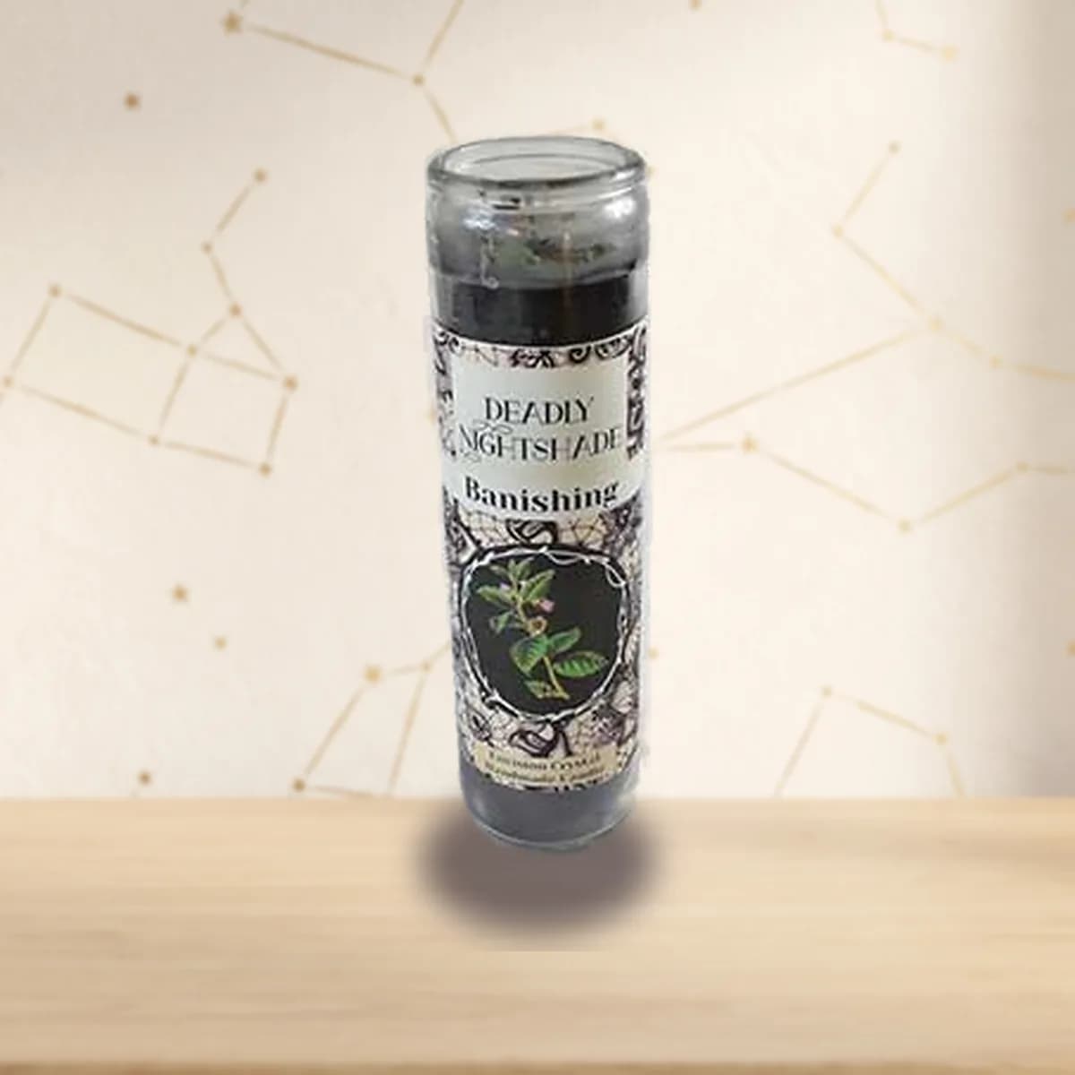Deadly Nightshade aromatic jar candle