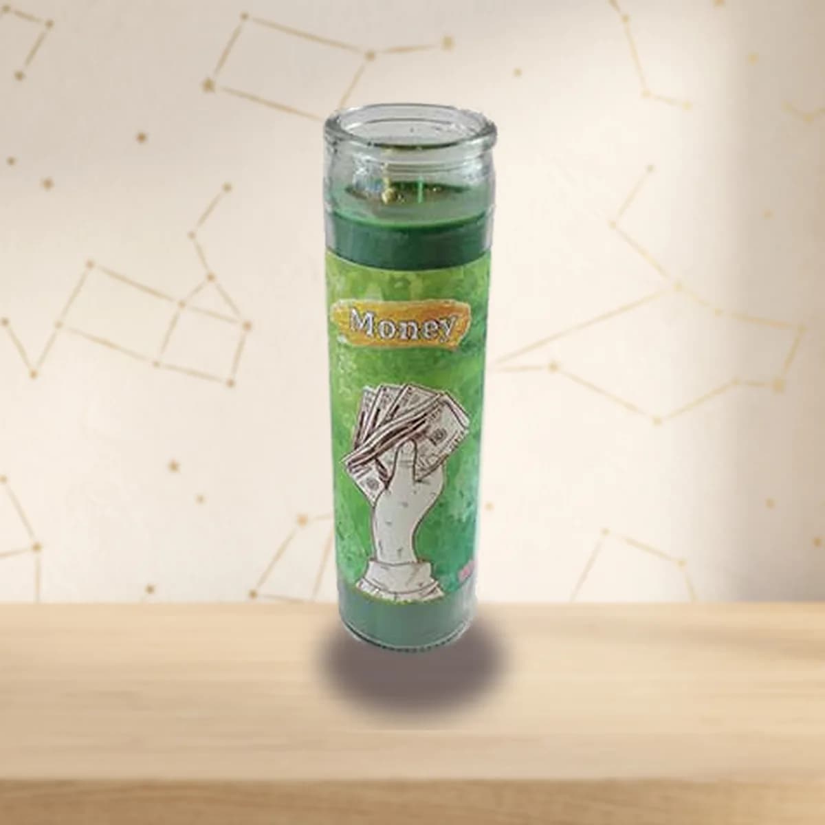 Money aromatic jar candle