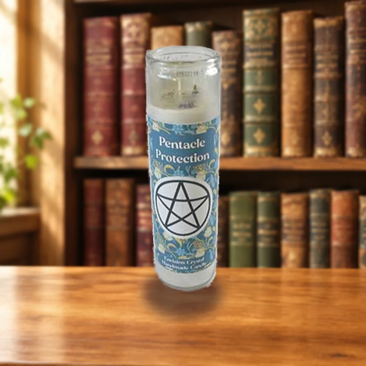 Pentacle Protection aromatic jar candle