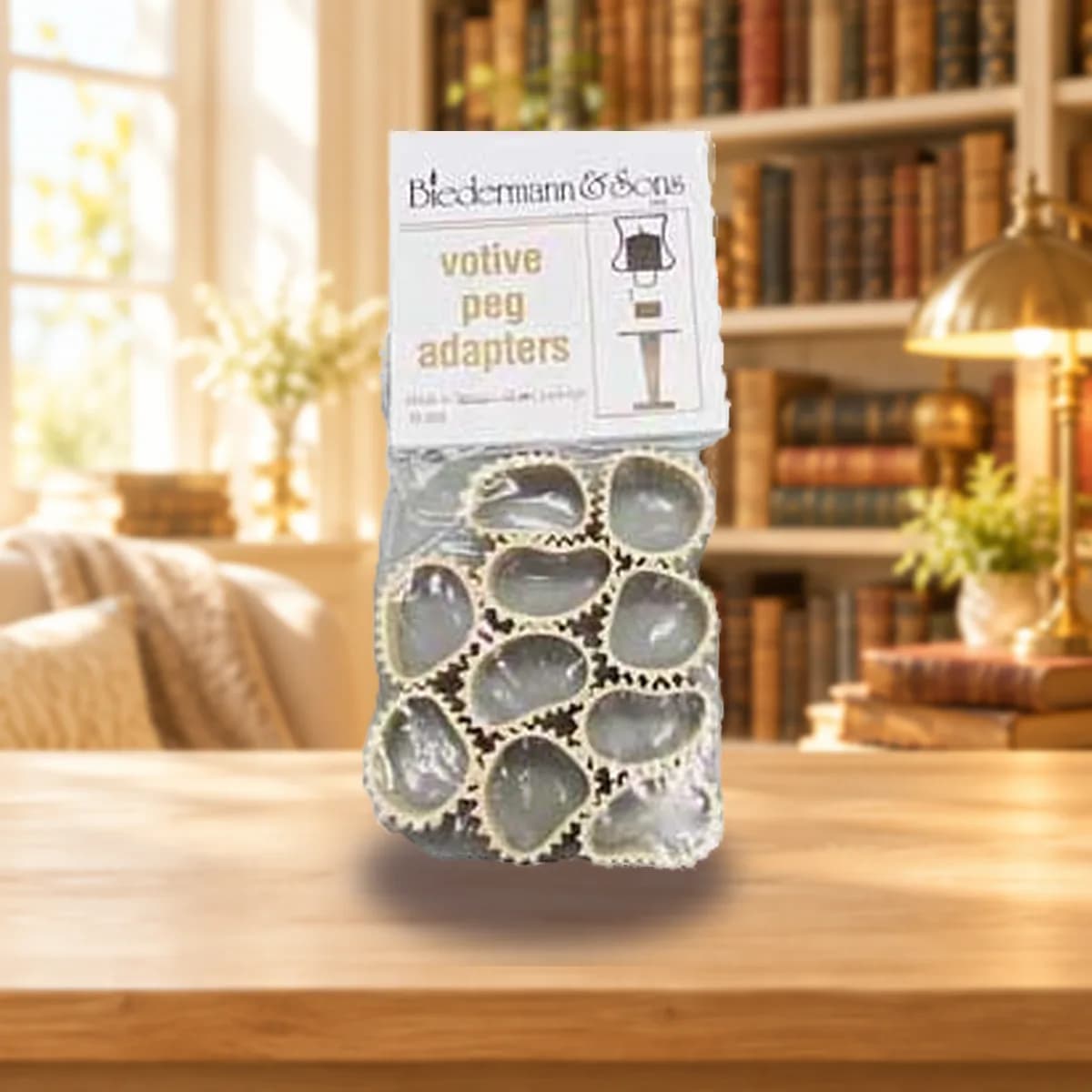 (set of 10) Votive Peg Adapter