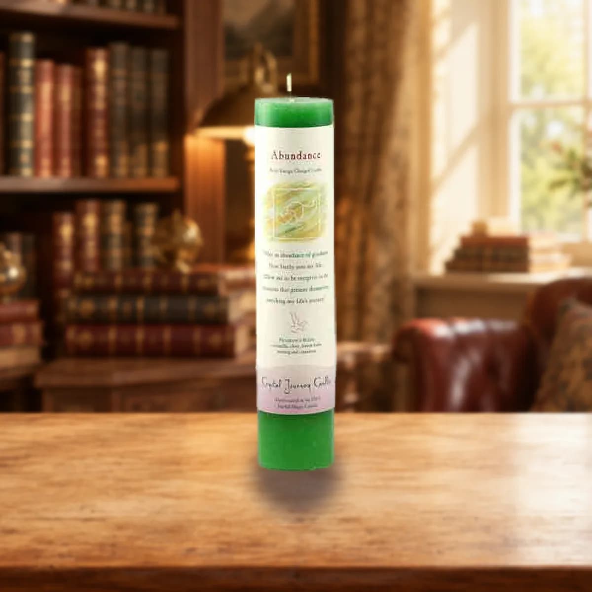 Abundance Reiki Charged Pillar Candle