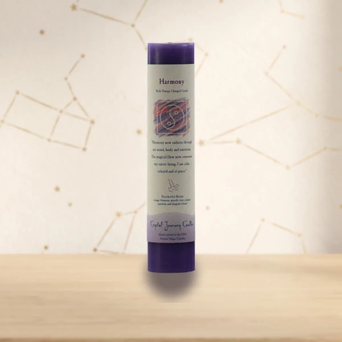 Harmony Reiki Charged pillar candle