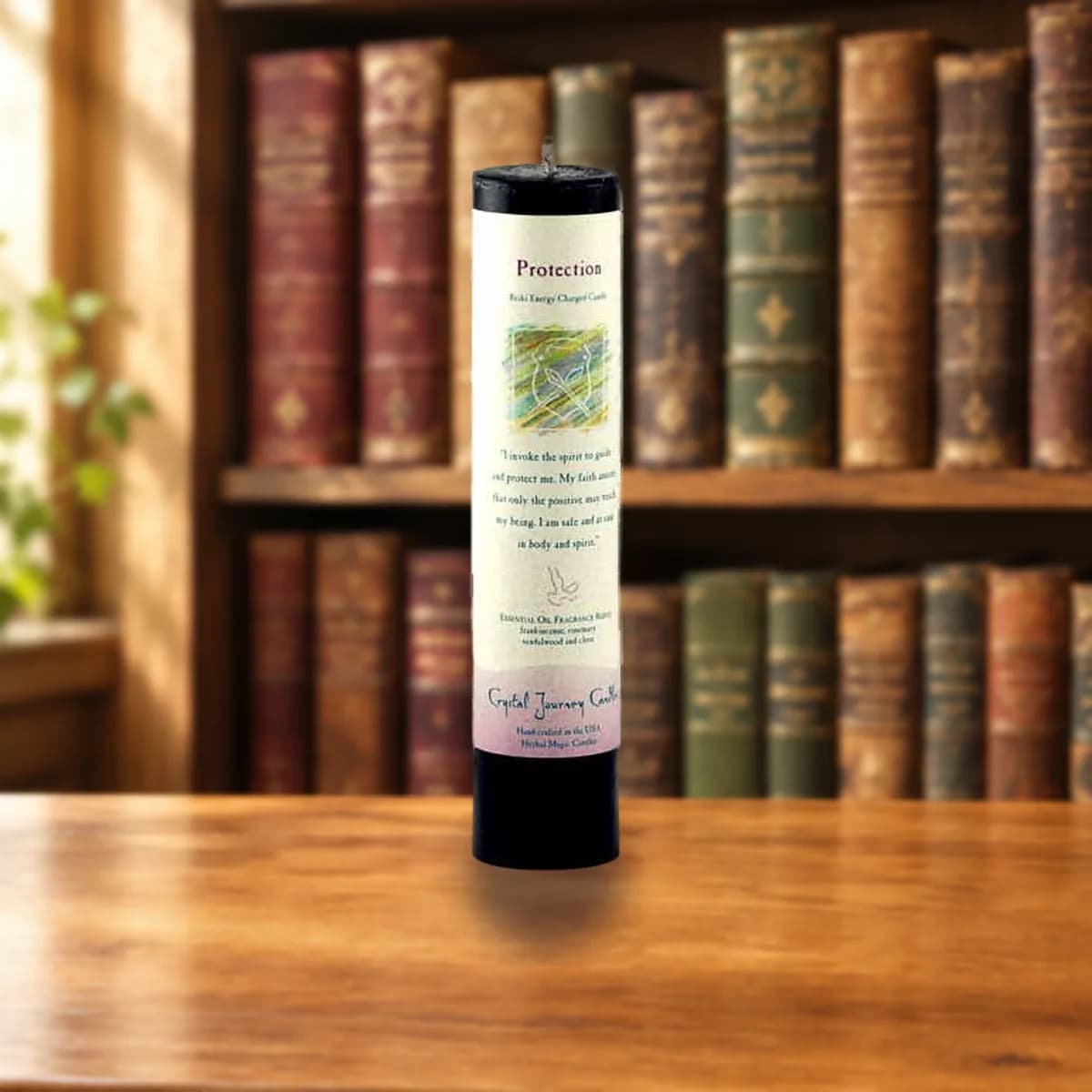 Protection Reiki Charged Pillar Candle