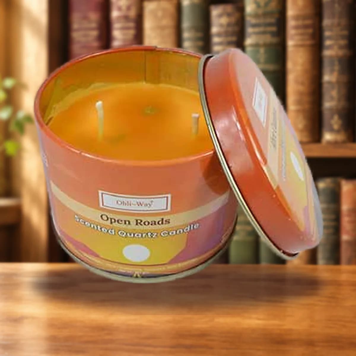 Abre Caminos (Open Roads) quartz tin candle