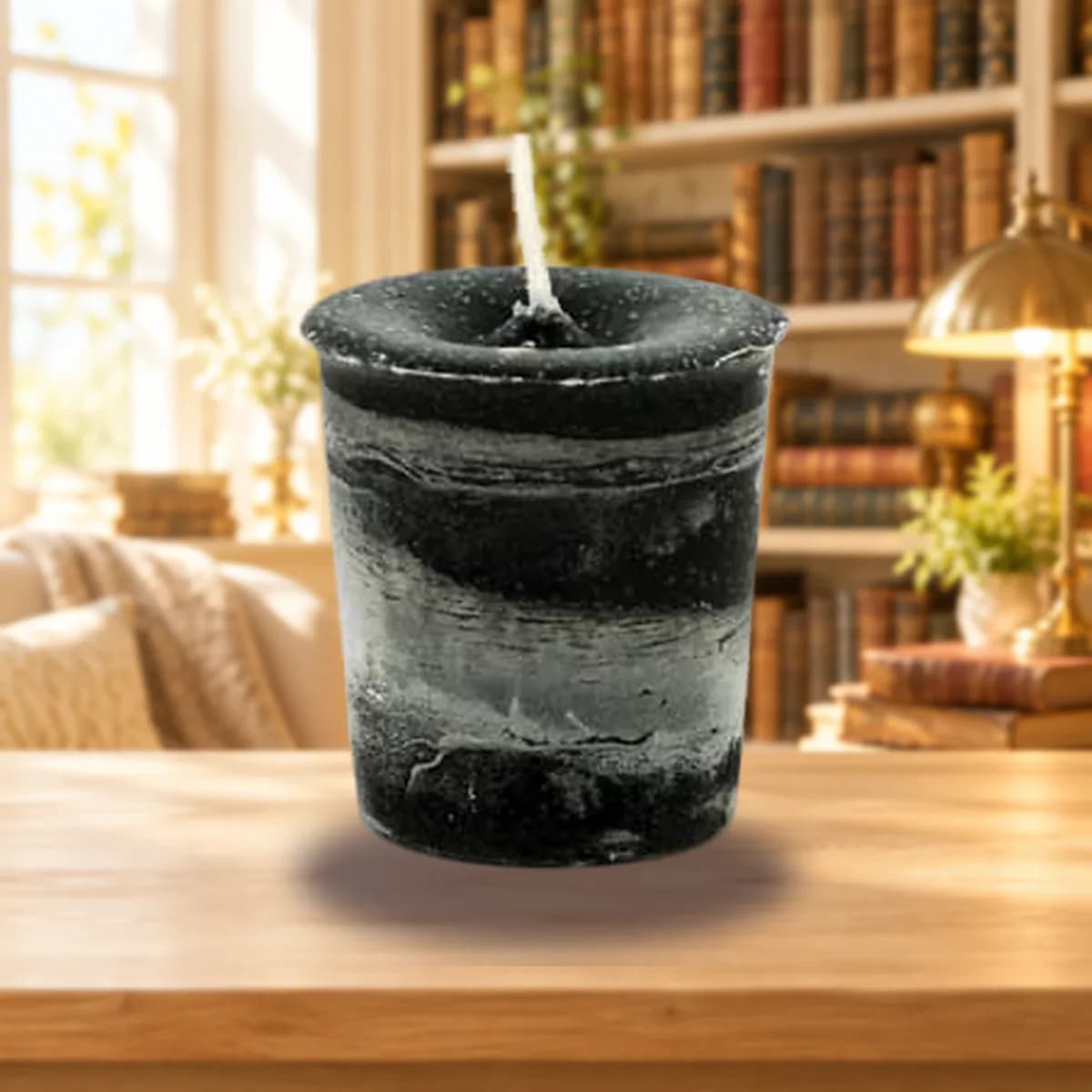 Protection Herbal votive - black