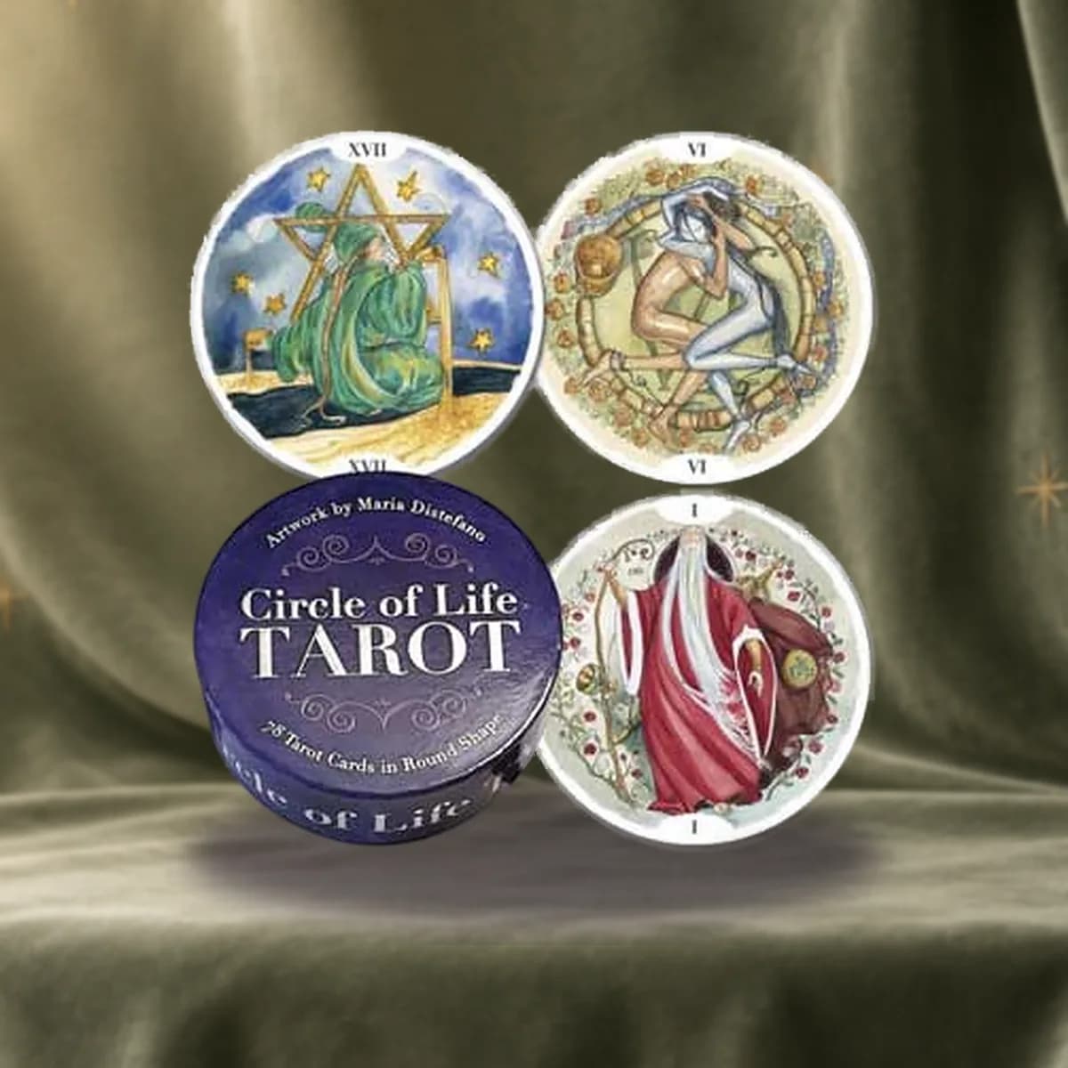 Circle of Life taror (round) by Maria Distefano