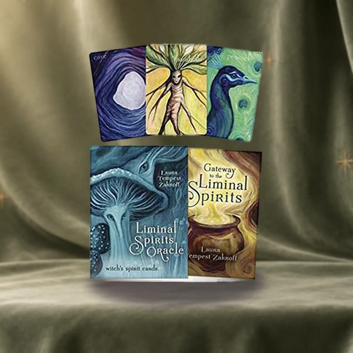 Liminal Spirits oracle,Witch's Spirit Cards by Laura Tempes Zakroff