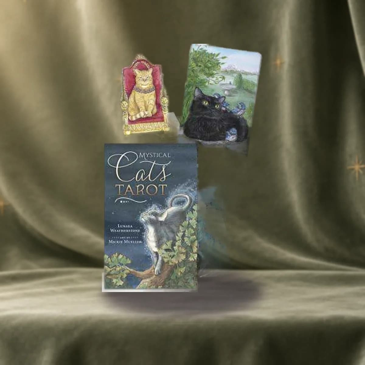 Mystic Cats tarot (deck and book) by Weatherstone & Muller