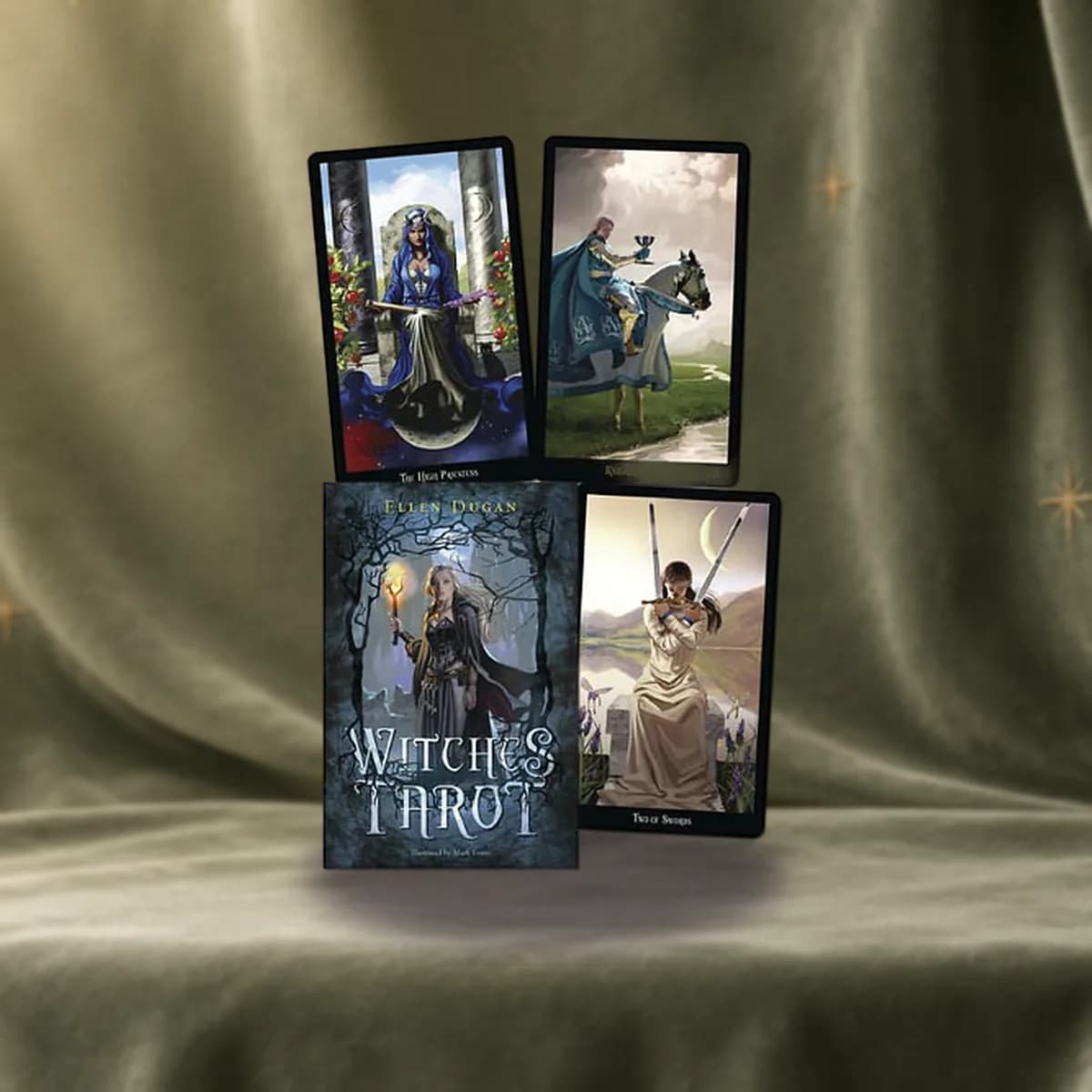 Witches tarot (deck & book) by Ellen Dugan