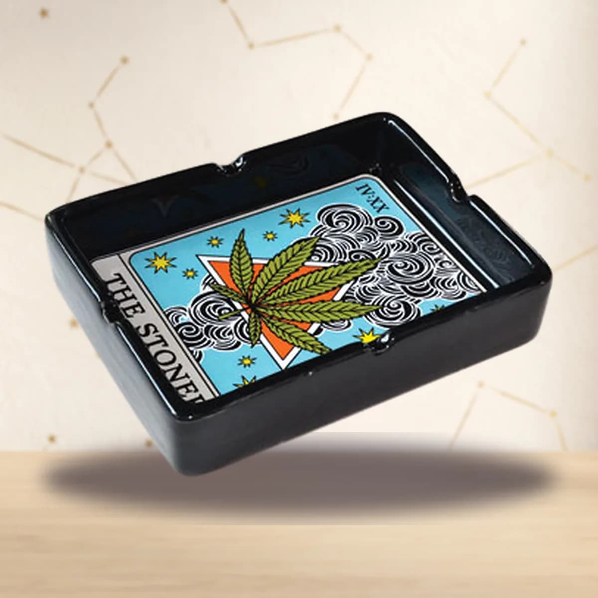 4" x 5 1/4" Stoner Tarot Card ashtray