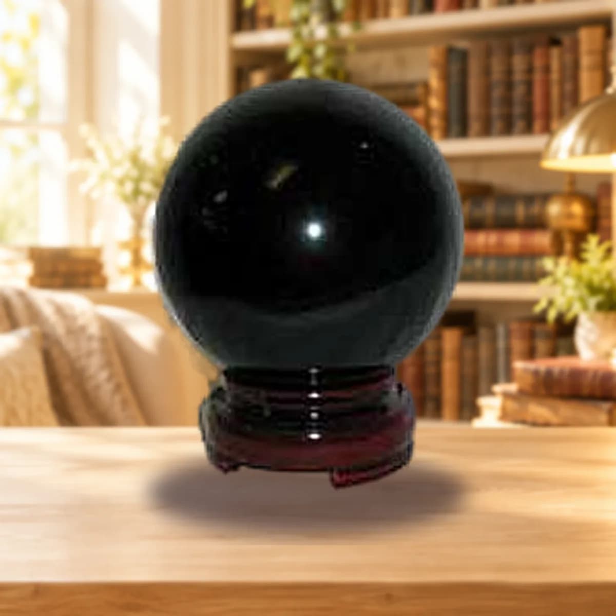 50mm Black gazing ball