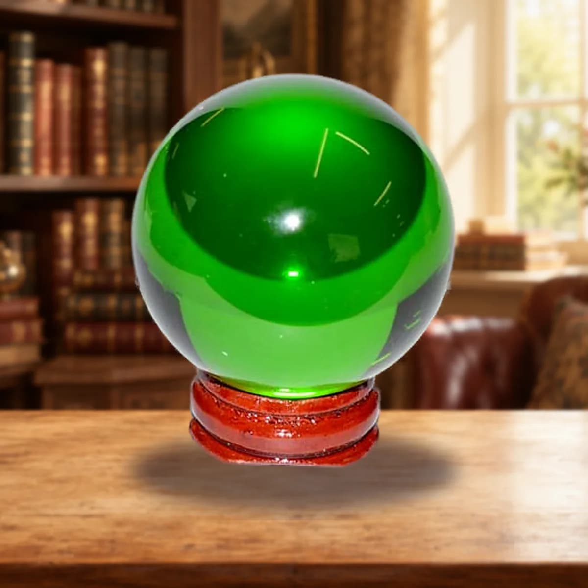 50mm Green gazing ball