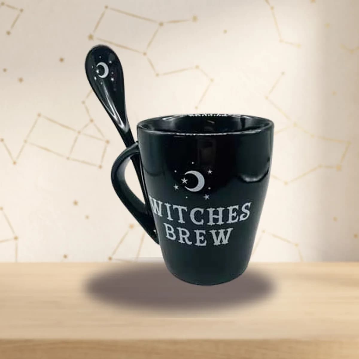 4" Witches Brew mug & Spoon set