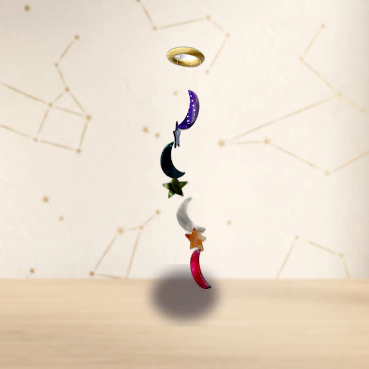 Star & Moon wind chime