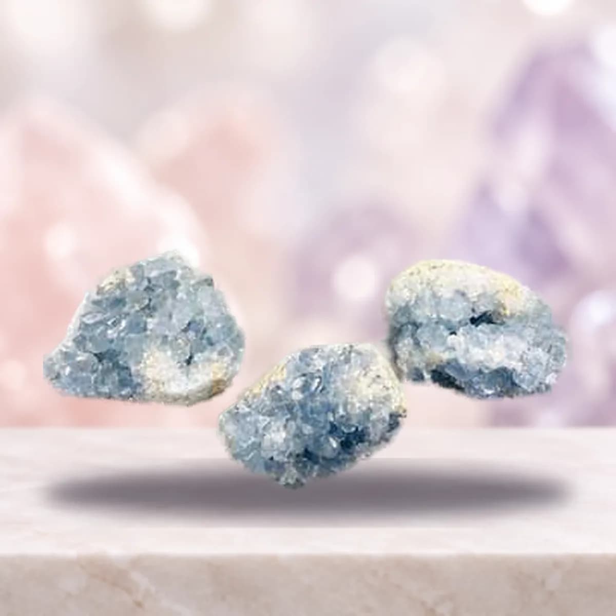 ~11# Flat of Celestite 1.5-5"