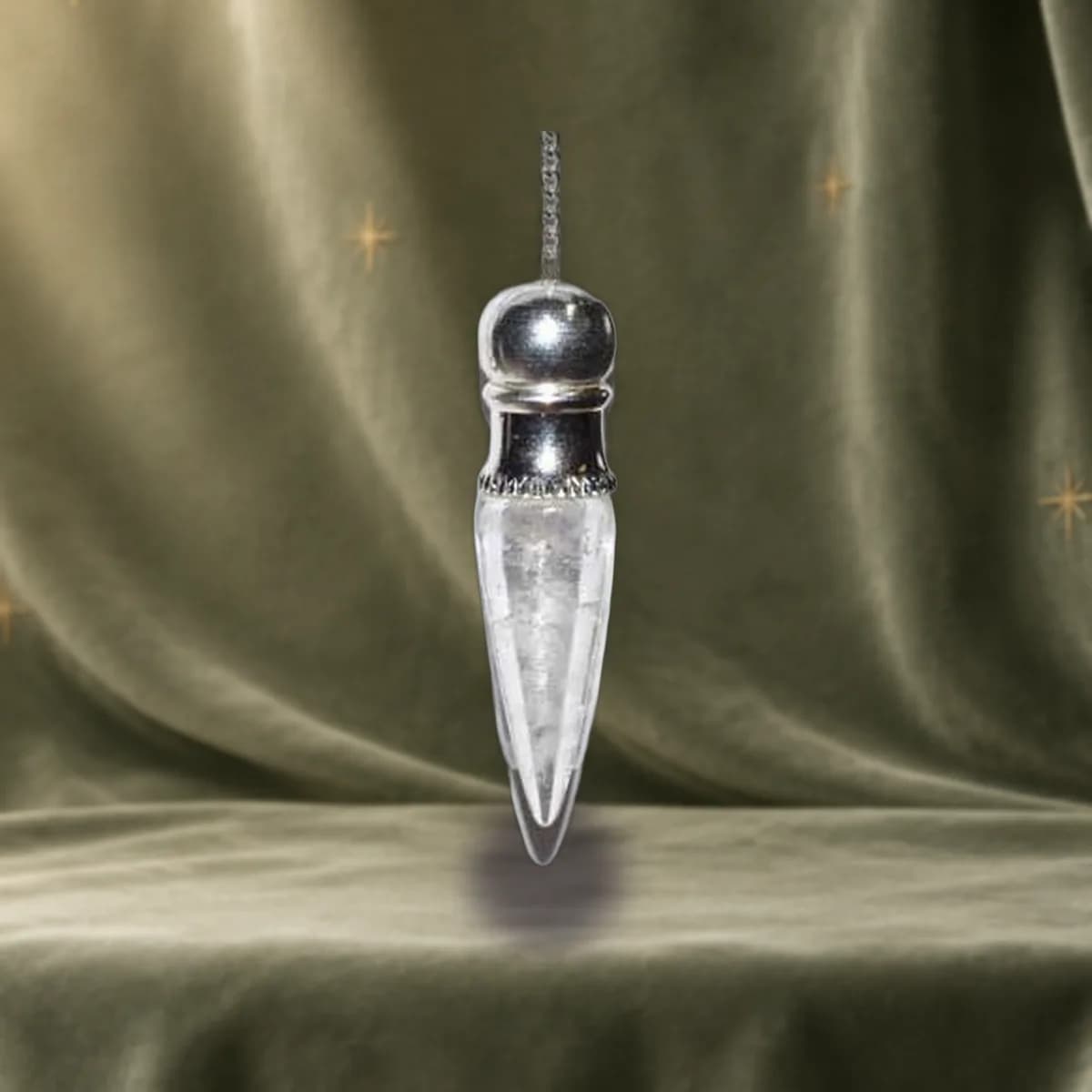 Quartz chambered pendulum