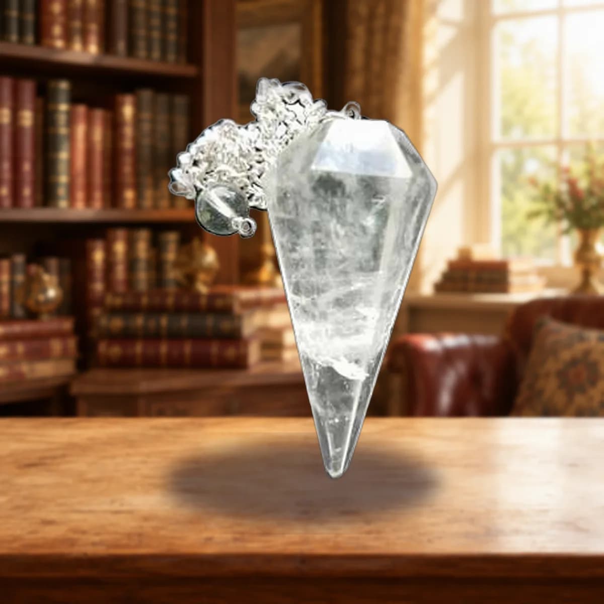 6-sided Quartz pendulum