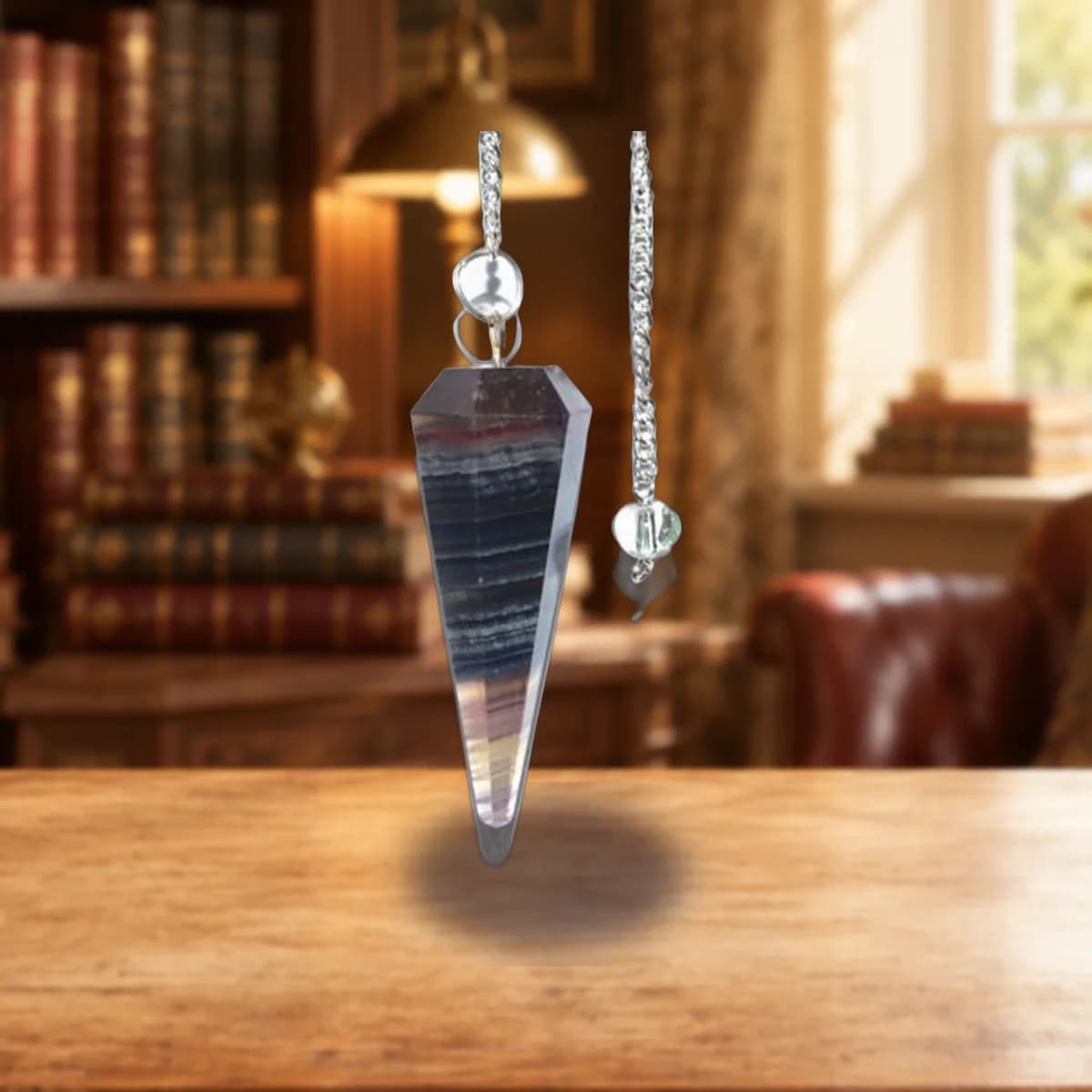 6-sided Multi Fluorite pendulum