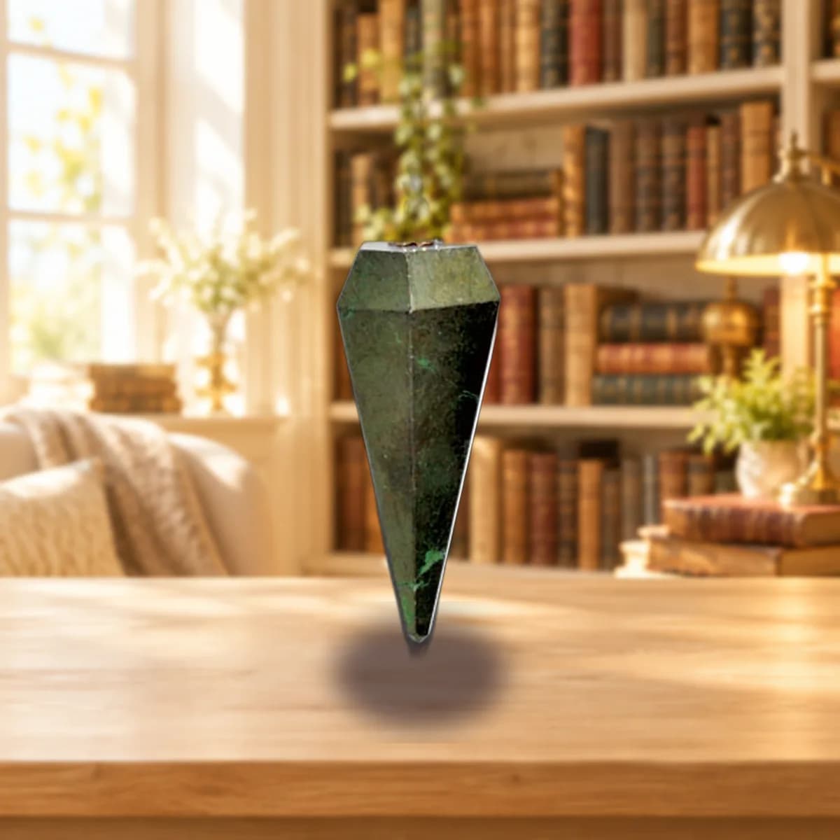 6-sided Pyrite pendulum