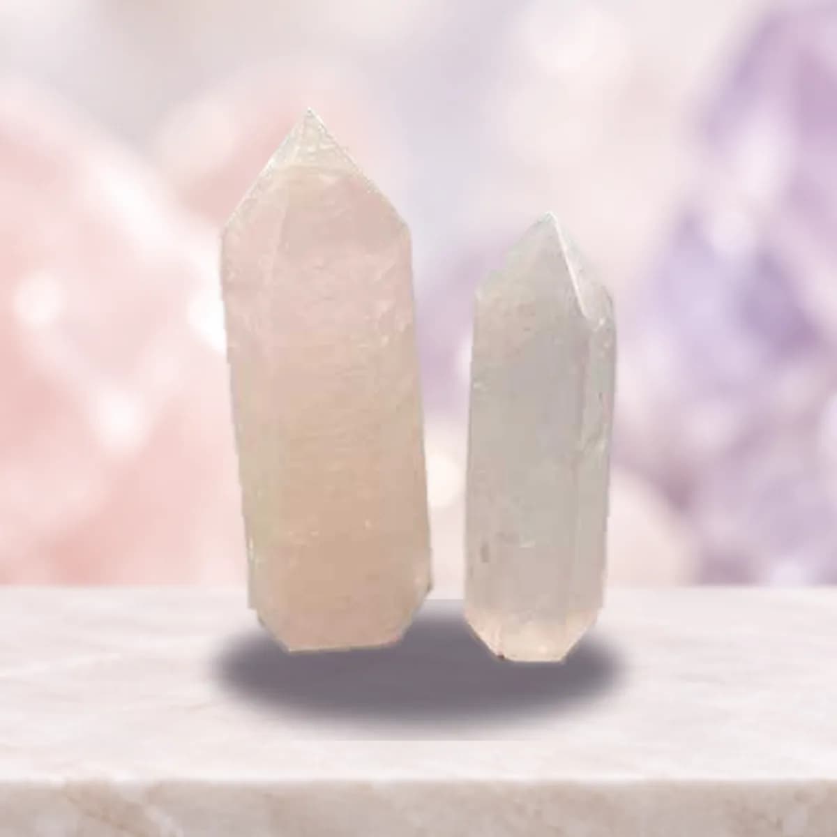 1 lb Rose Quartz Point 2-5"