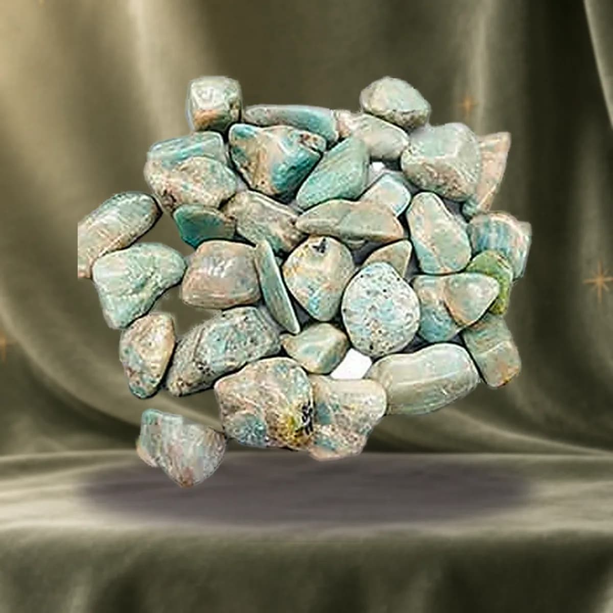 1 lb Amazonite tumbled stones
