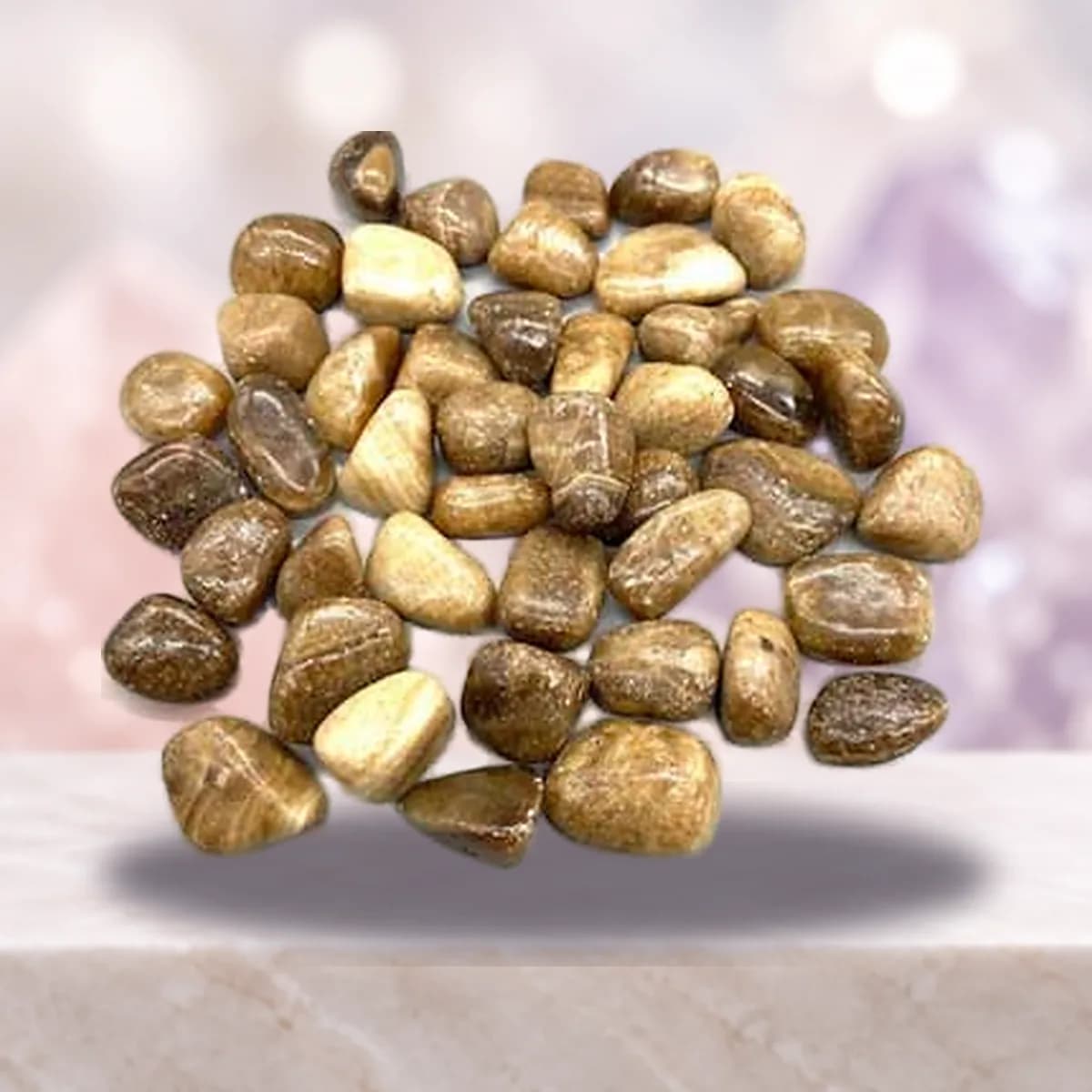 1 lb Aragonite tumbled stones